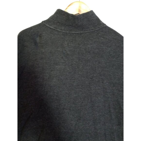 Polo Ralph Lauren 1/4 Zip Sweater Men’s XL Gray Embroidered Green Pony - Picture 9 of 12